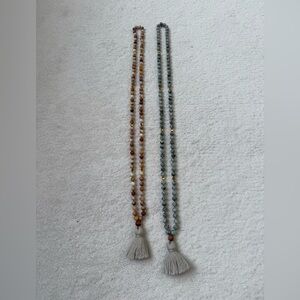 Pair of Long Mala Necklaces